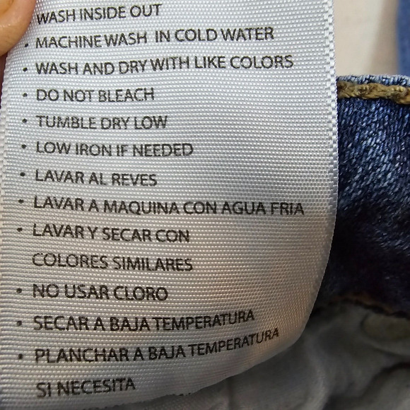 KanCan Jeans Women's 29 Cut Off Distress Button Fly Skinny High Rise Medium Wash - Picture 8 of 15